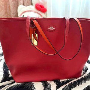 Shoulder Travel PINK COACH  TOTE BAG